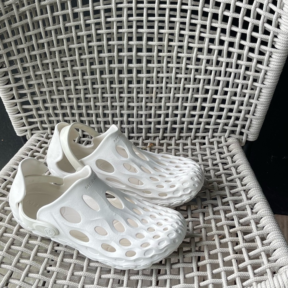Merrell Hydron Moc Clogs Women’s White Shoes 7